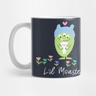 L'il Monster with white copy Mug